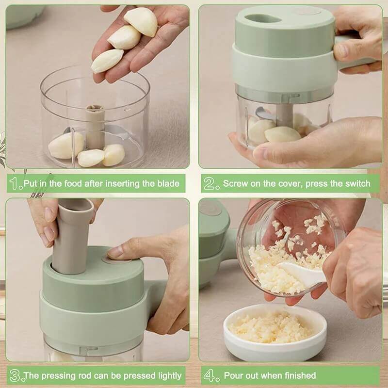 USB rechargeable electric food chopper portable kitchen tool Pakistan