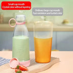 Portable juicer blending fresh fruits quickly with powerful motor